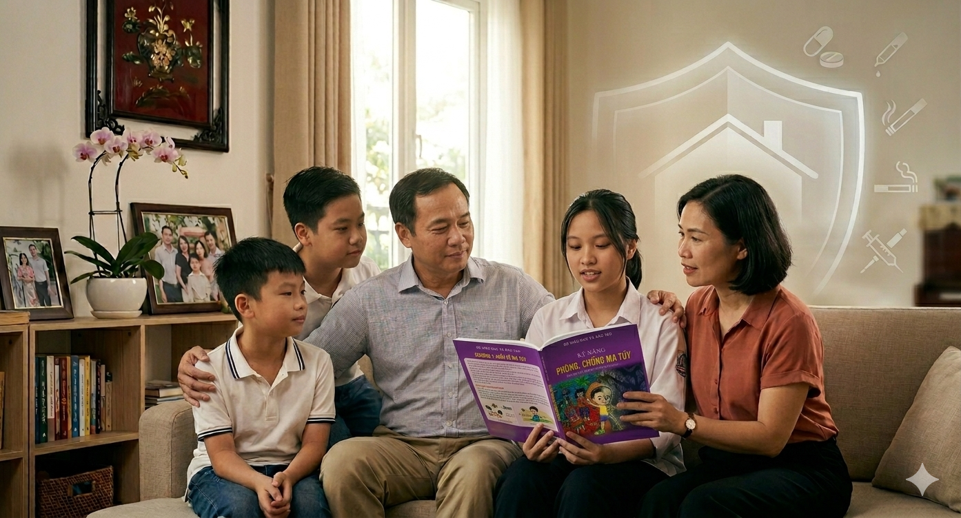 Gia đình: “Lá chắn” đầu tiên trước cơn sóng dữ ma túy